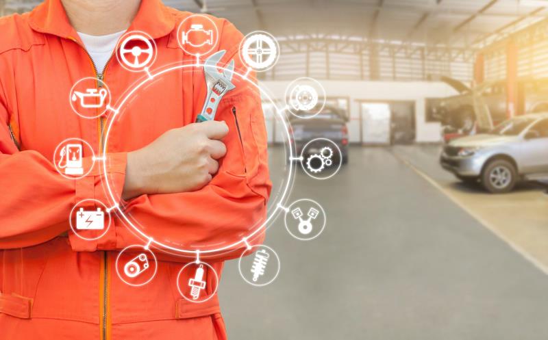 Hardinge Repair shop interior